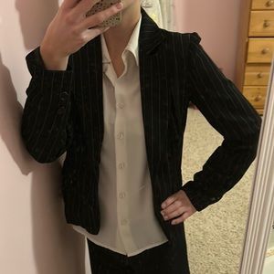 Vintage Pinstriped Blazer